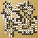 Board position at the end of game WAGC 2016 - Round 1 - Game 14: Tal Michaeli vs Nhat-Minh Vo