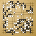 Board position at the end of game WAGC 2016 - Round 2 - Game 1: Baoxiang Bai vs Nelis Vets