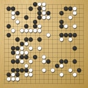 Board position at the end of game WAGC 2016 - Round 2 - Game 20: John Gibson vs Leon Rios