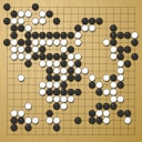 Board position at the end of game WAGC 2016 - Round 2 - Game 7: Junfu Dai vs Stanislaw Frejlak