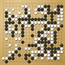 Board position at the end of game WAGC 2016 - Round 2 - Game 9: Kei-Chon Wan vs Lukas Kraemer