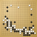 Board position at the end of game WAGC 2016 - Round 3 - Game 19: Battulga Byambaakhuu vs Zoran Mutabzija