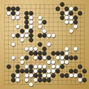Board position at the end of game WAGC 2016 - Round 3 - Game 3: Chia Cheng Hsu vs Manuel Velasco