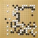 Board position at the end of game WAGC 2016 - Round 4 - Game 20: Emil Garcia vs John Gibson