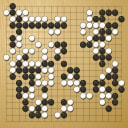 Board position at the end of game WAGC 2016 - Round 4 - Game 4: Satoshi Hiraoka vs Jan Prokop