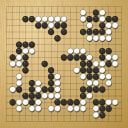 Board position at the end of game WAGC 2016 - Round 5 - Game 1: Andrii Kravets vs Baoxiang Bai