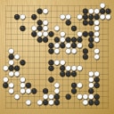 Board position at the end of game WAGC 2016 - Round 5 - Game 9: Leif Almrot vs Benjamin Lockhart
