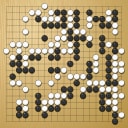 Board position at the end of game WAGC 2016 - Round 6 - Game 12: Andrew Simons vs John Gibson