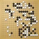 Board position at the end of game WAGC 2016 - Round 6 - Game 17: Manuel Velasco vs Sin-Voon Chin