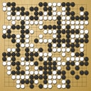 Board position at the end of game WAGC 2016 - Round 6 - Game 13: Tal Michaeli vs Gregor Butala