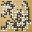 Board position at the end of game WAGC 2016 - Round 7 - Game 14: David Pollitzer vs Kei-Chon Wan
