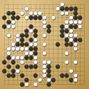 Board position at the end of game WAGC 2016 - Round 7 - Game 12: Leon Rios vs Andrew Simons