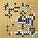 Board position at the end of game WAGC 2016 - Round 7 - Game 7: Nhat-Minh Vo vs Dmitrij Surin