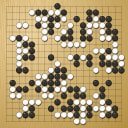 Board position at the end of game WAGC 2016 - Round 8 - Game 2: Lukas Kraemer vs Kibaek Kim