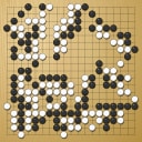 Board position at the end of game WAGC 2017 - Round 1 - Game 1: Baoxiang Bai vs Javier-Aleksi Savolainen