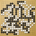 Board position at the end of game WAGC 2017 - Round 1 - Game 2: Sakamoto Shusaku vs Sang-bin Lee