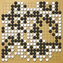 Board position at the end of game WAGC 2017 - Round 2 - Game 3: Lukas Podpera vs Yu-Cheng Lai