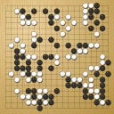 Board position at the end of game WAGC 2017 - Round 2 - Game 1: Milan Jadron vs Baoxiang Bai