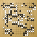 Board position at the end of game WAGC 2017 - Round 2 - Game 2: Sang-bin Lee vs Hallbjorn Gudmundsson