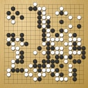Board position at the end of game WAGC 2017 - Round 2 - Game 6: Sansar Tsolmon vs Fabien Lips