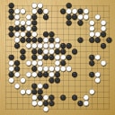 Board position at the end of game WAGC 2017 - Round 3 - Game 2: Fabien Lips vs Sang-bin Lee