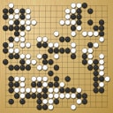 Board position at the end of game WAGC 2017 - Round 4 - Game 3: Yu-Cheng Lai vs Vorawat Tanapatsopol