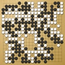 Board position at the end of game WAGC 2017 - Round 6 - Game 4: Dmitrij Surin vs Lukas Podpera