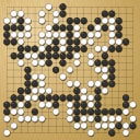 Board position at the end of game WAGC 2017 - Round 6 - Game 1: Sang-bin Lee vs Baoxiang Bai