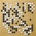 Board position at the end of game WAGC 2017 - Round 6 - Game 2: Yu-Cheng Lai vs Viktor Lin