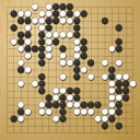 Board position at the end of game WAGC 2017 - Round 8 - Game 5: Fabien Lips vs Vorawat Tanapatsopol