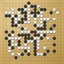 Board position at the end of game WAGC 2017 - Round 8 - Game 4: Kwan-tao Li vs Nai-San Chan