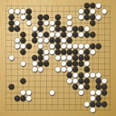 Board position at the end of game WAGC 2018 - Round 1 - Game 5: Fukashi Murakami vs Vasyl Skochko