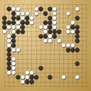 Board position at the end of game WAGC 2018 - Round 1 - Game 3: Wichrich Karuehawanit vs Chen Wang