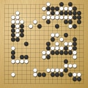 Board position at the end of game WAGC 2018 - Round 2 - Game 3: Aaron Ye vs Chen Wang