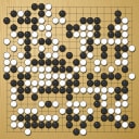 Board position at the end of game WAGC 2018 - Round 2 - Game 5: Dmitrij Surin vs Fukashi Murakami