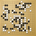 Board position at the end of game WAGC 2018 - Round 2 - Game 6: Faishal Umar Fitrah vs Chan-Fai Tang