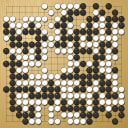 Board position at the end of game WAGC 2018 - Round 2 - Game 8: Kim Johansson vs Stjepan Mestrovic