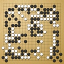 Board position at the end of game WAGC 2018 - Round 3 - Game 3: Chen Wang vs Jie Hui Kwa