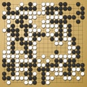 Board position at the end of game WAGC 2018 - Round 4 - Game 4: Daniel Hu vs Stanislaw Frejlak