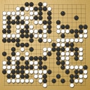 Board position at the end of game WAGC 2018 - Round 5 - Game 10: Andre Connell vs Kim Johansson