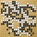 Board position at the end of game WAGC 2018 - Round 5 - Game 11: Leon Matoh vs Olafur Sigurdarson