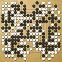 Board position at the end of game WAGC 2018 - Round 6 - Game 7: Lothar Spiegel vs Amir Fragman