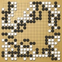 Board position at the end of game WAGC 2018 - Round 6 - Game 11: Vasyl Skochko vs Shashank Dave