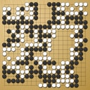 Board position at the end of game WAGC 2018 - Round 6 - Game 4: Yongfei Ge vs Jie Hui Kwa