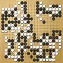 Board position at the end of game WAGC 2018 - Round 7 - Game 6: Dmitrij Surin vs Yongfei Ge