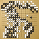 Board position at the end of game WAGC 2018 - Round 8 - Game 10: Michael Thai vs Abner Turkieltaub