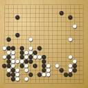 Board position at the end of game WAGC 2019 - Round 1 - Game 2: Jaesung Lee vs Andrew Kay