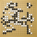 Board position at the end of game WAGC 2019 - Round 1 - Game 8: Koichiro Habu vs Jonas Welticke
