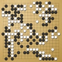 Board position at the end of game WAGC 2019 - Round 1 - Game 10: Martin Li vs Timur Sankin