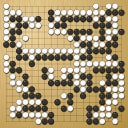 Board position at the end of game WAGC 2019 - Round 2 - Game 2: Jaesung Lee vs Qi-you Wu